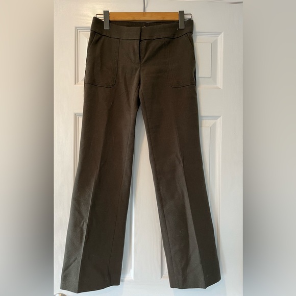 Loft Petite Marissa Trouser in Olive size 0 - Picture 4 of 4